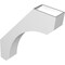 Ekena Millwork 5 1/2-in. W x 28-in. D x 34-in. H Legacy Architectural Grade PVC Knee Brace BRCP055X28X34LEC - alternate 3
